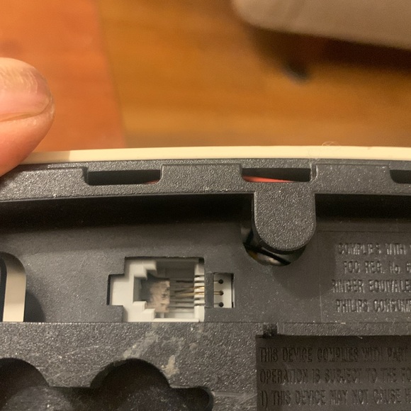 AT&T TRIMLINE WALLMOUNT OR TABKETOP PUSHBUTTON PHONE, VINTAGE. - Picture 8 of 12